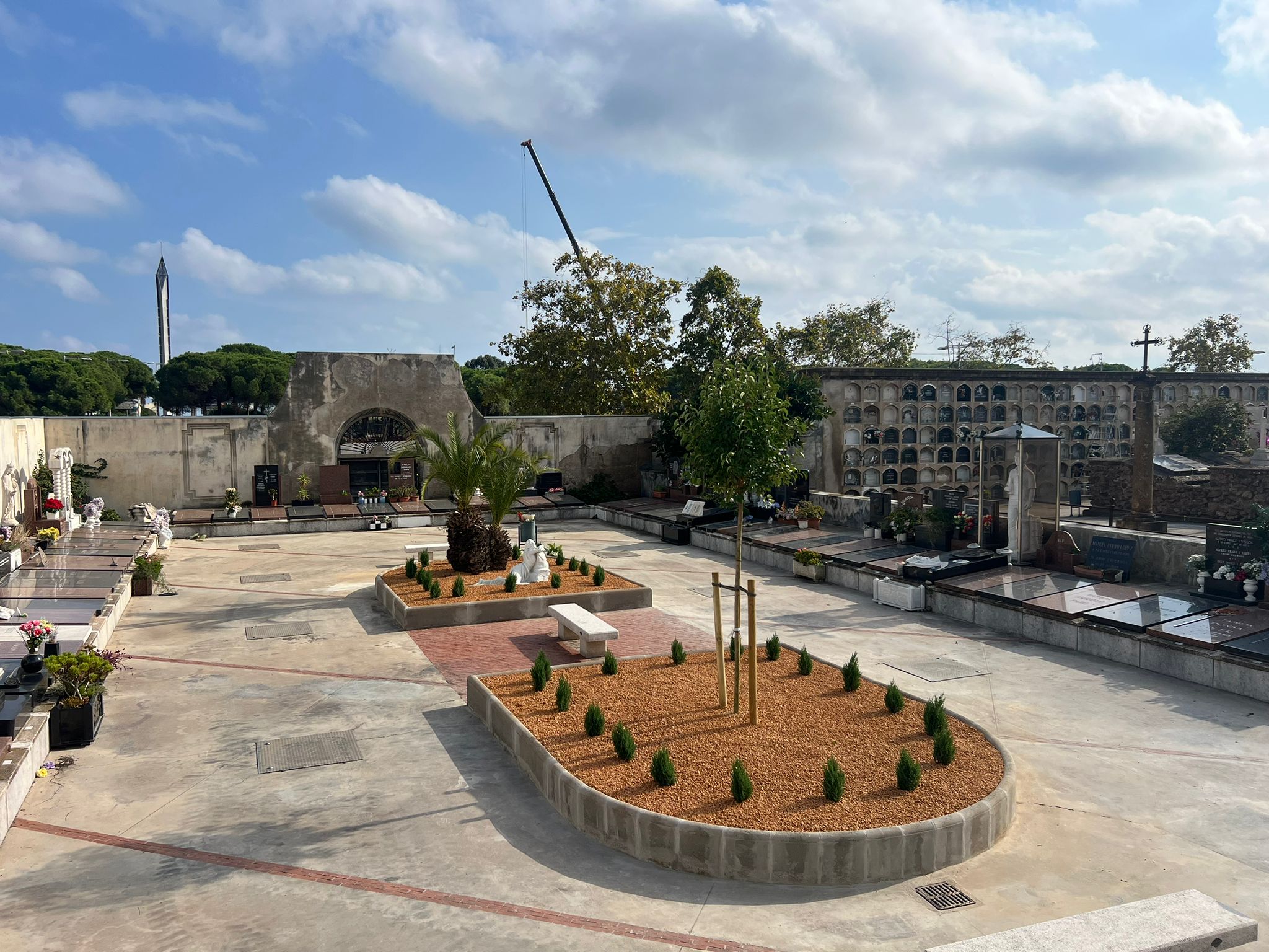 Jardín inhumación de cenizas