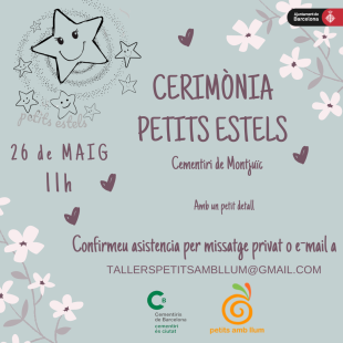 Cartell cerimònia petits estels