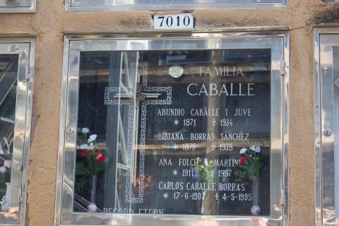 Imagen del nicho de Montserrat Caballé