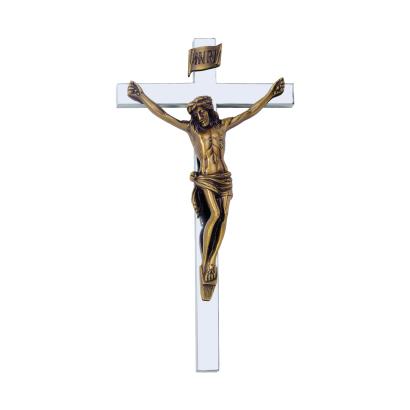 Creu inox amb Crist