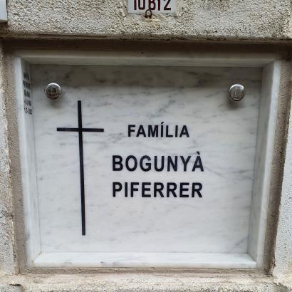 Làpida marbre blanc Eivissa