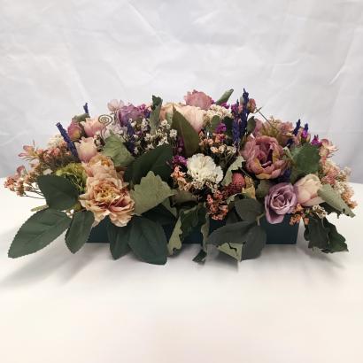 Bandeja flor artificial